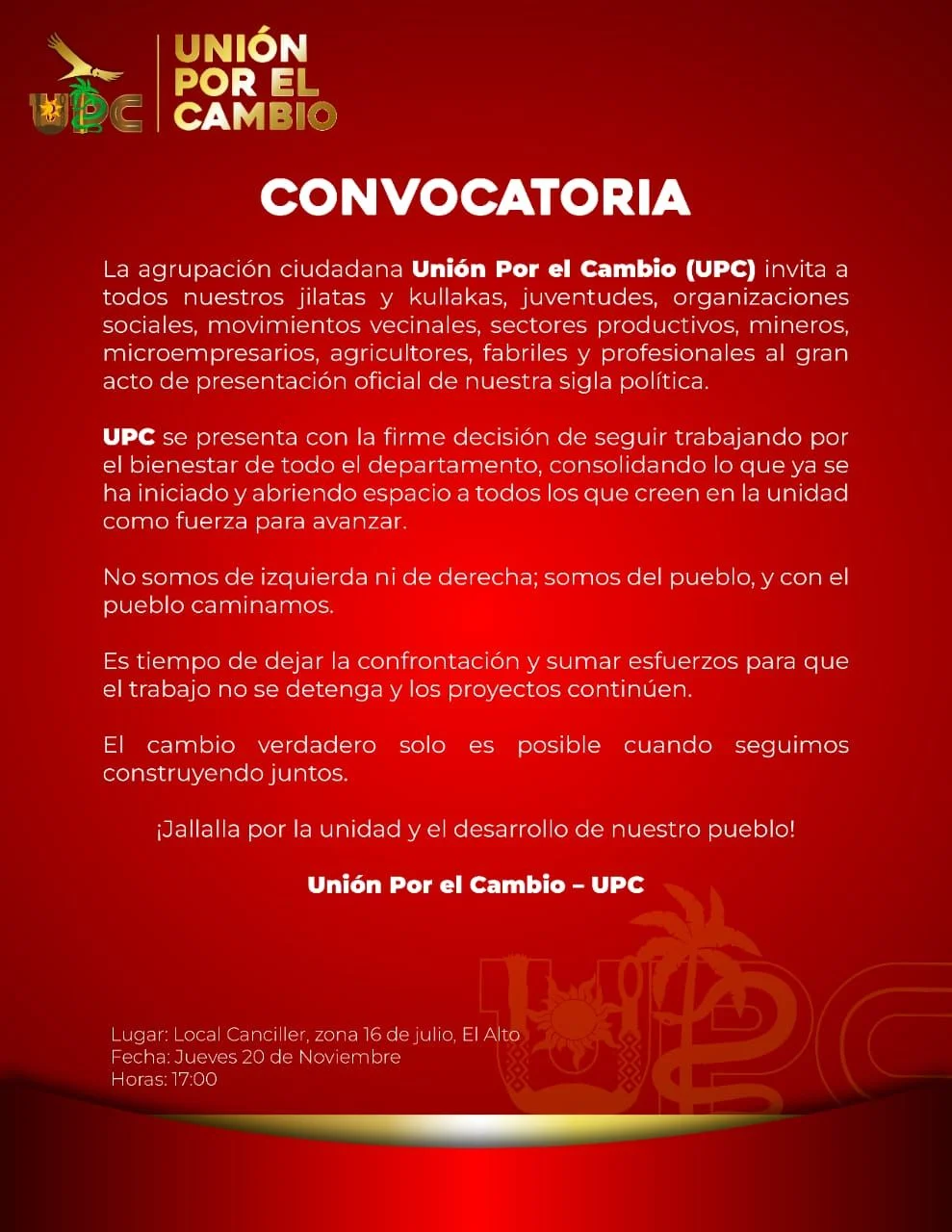 Convocatoria